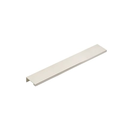 Emtek Edge Cabinet Pull with 10 in Center to Center Polished Nickel Lifetime Finish 87140US14